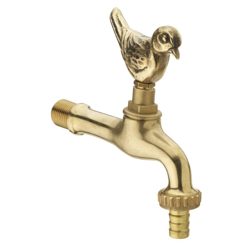 Italian Garden Bird Handle Hose Tap